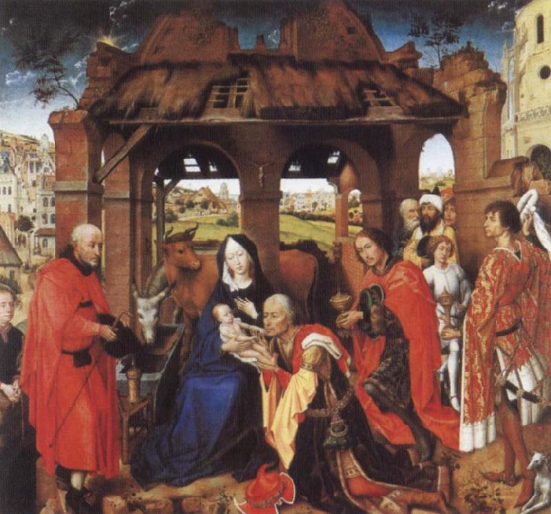 Rogier van der Weyden St.Columba Altarpiece Germany oil painting art